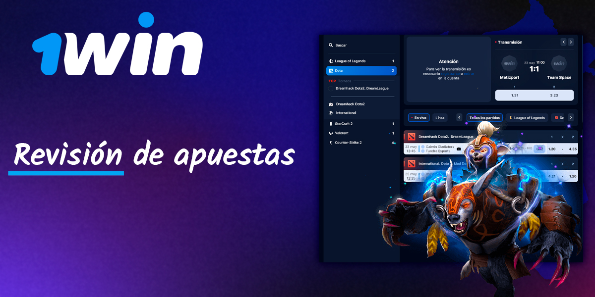 Revisión de apuestas para Dota 2