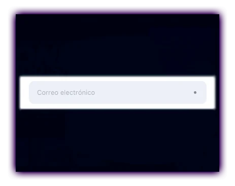 Introducir correo electrónico
