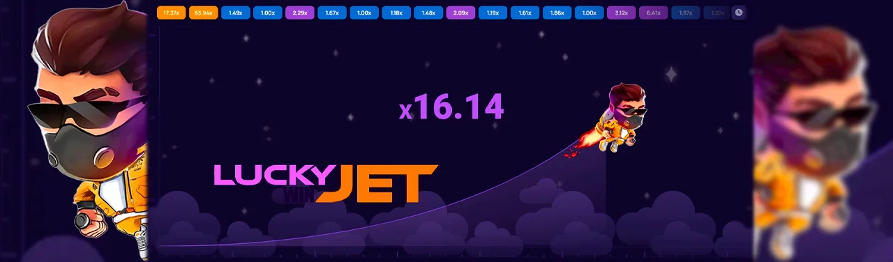 Imagen de demostración del juego Lucky Jet