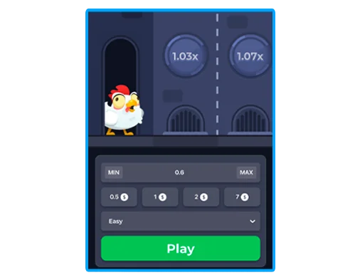 Inicio del juego con apuesta.